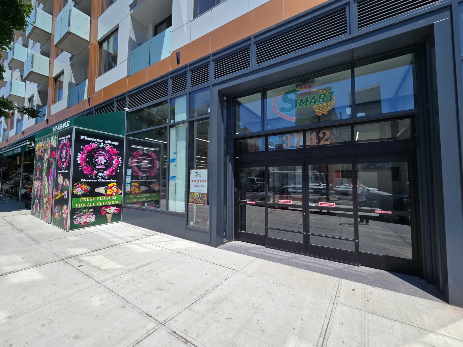 SMART LIC storefront and entrance at 37-42 in Long Island City